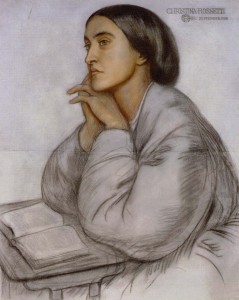 Portrait of Christina Rossetti (Dante Gabriel Rossetti, 1866)