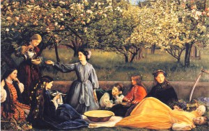 Spring (Apple Blossoms (John Everett Millais, 1859) 
