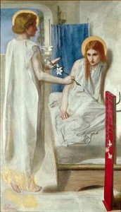 Ecce Ancilla Domini (Dante Gabriel Rossetti, c. 1849-1853)