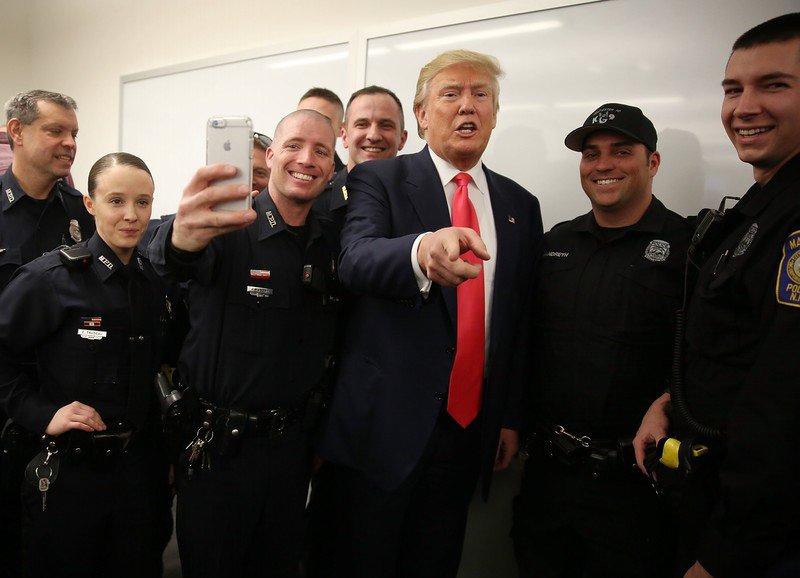 trump-and-police