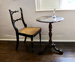 Jane Austen's table and chair