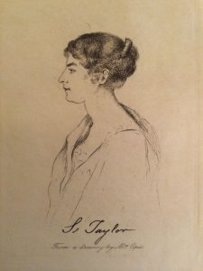 Susannah Taylor Sketch by Amelia Opie Chawton House Library