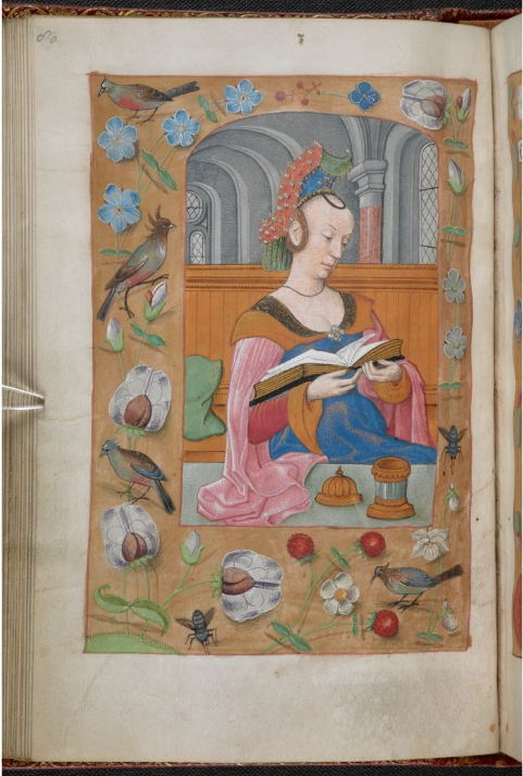 British Library, King's MS 9 (Hours of Anne Boleyn), fol. 55v. Mary Magdalene.