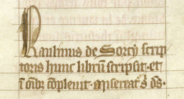 University of Houston, Special Collections Library BX2080 .A2 1400z fol. 15v
