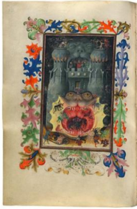 Hours of Catherine of Cleves (The Morgan Library MS M.945 fol. 168v. Mouth of Hell Miniature illustrating the Final Absolution)