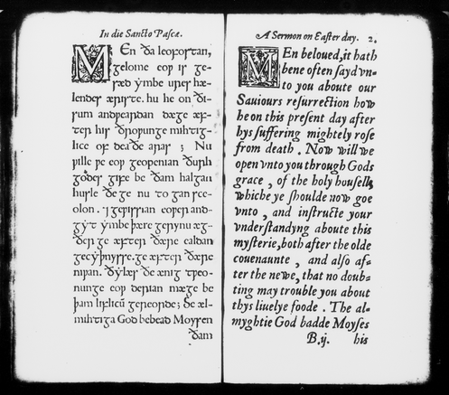A Testimonie of Antiquitie (STC 156), 1566. Image via Early English Books Online.