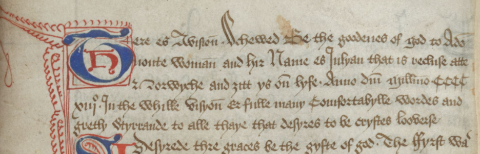 Manuscript with short, unrubricated incipit