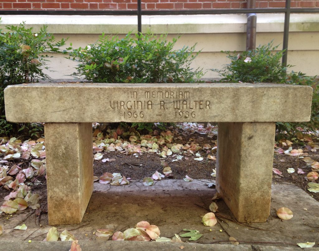 Virginia R. Walter bench